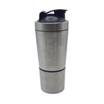 Stainless Steel Shaker with Compartment - Modern Day Athlete Modern Day Athlete Modern Day Athlete